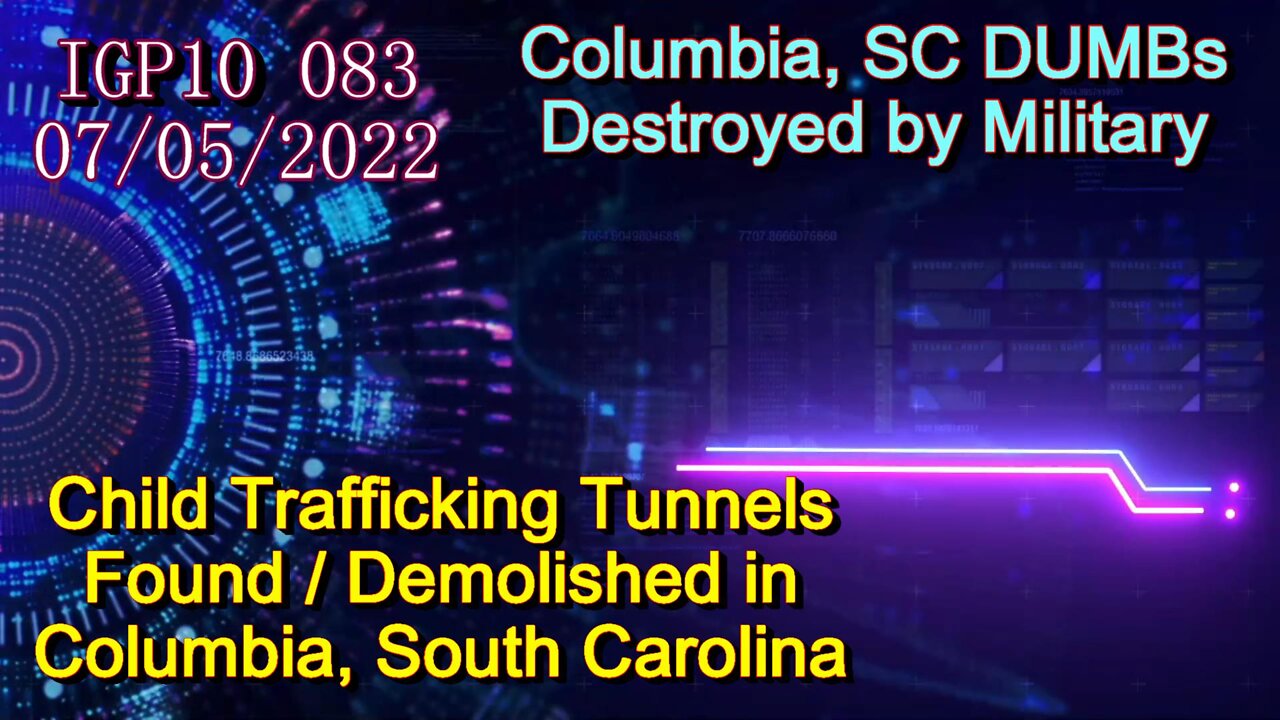 IGP10 083 - RRN Reports Demolition of Child Trafficking Tunnels near Columbia SC