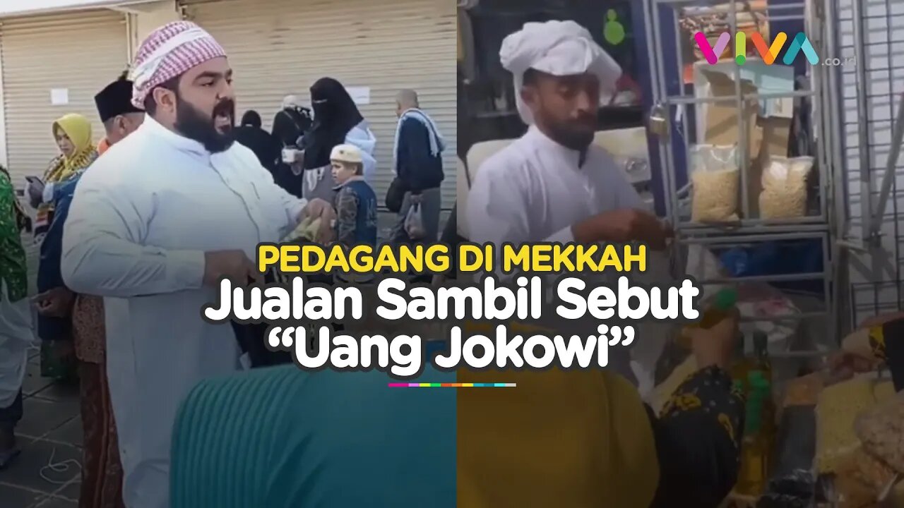 KOCAK! Pedagang Arab Sebut-sebut "Jokowi" Agar Laris Manis