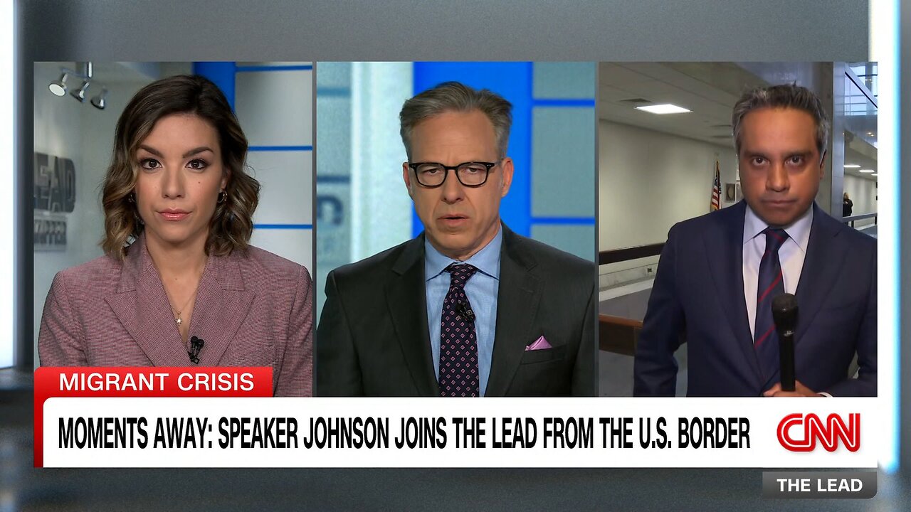 Tapper presses House Speaker Mike Johnson on border policy