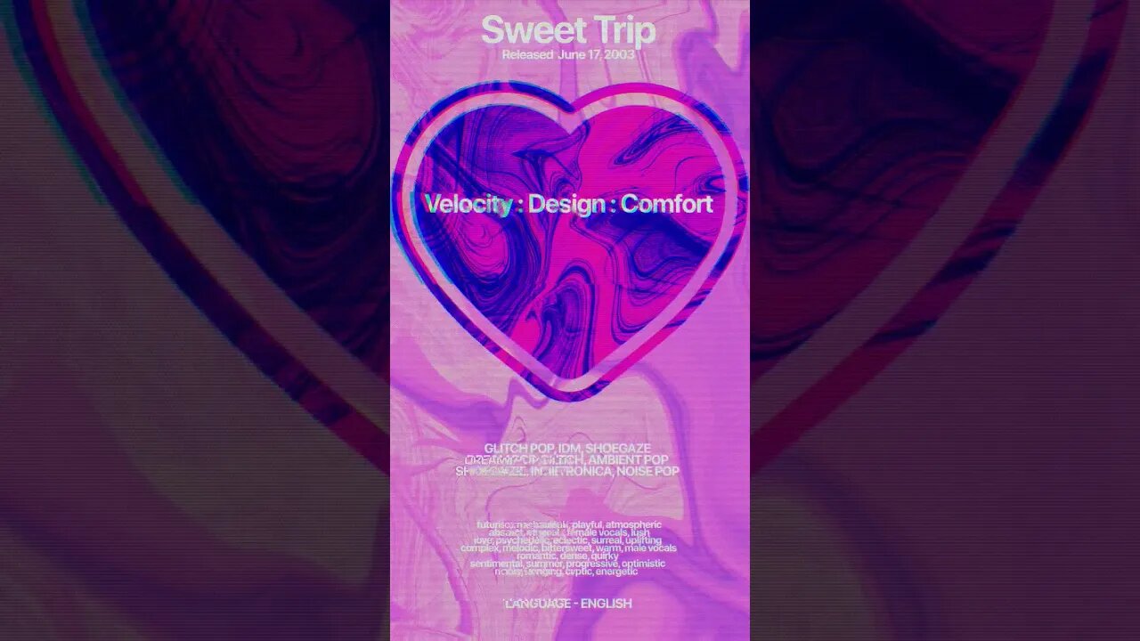 Sweet Trip - velocity : design : comfort Poster