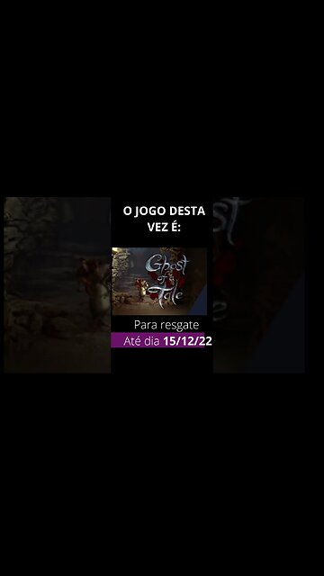 ALERTA DE JOGO GRÁTIS - GHOST A TALE