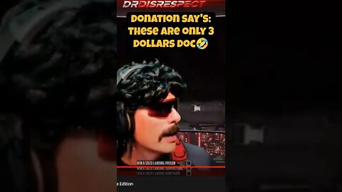 DOC WAS 😡 MAD WITH MY DONATION 🤣 #drdisrespect #shorts #warzone #drdisrespectshorts