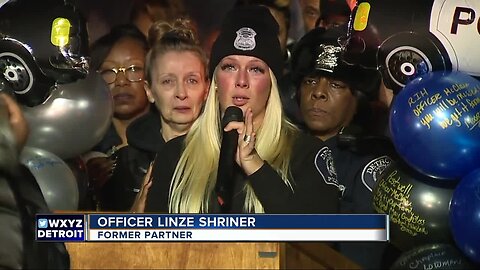 Fallen DPD Officer's former partner speaks at vigil