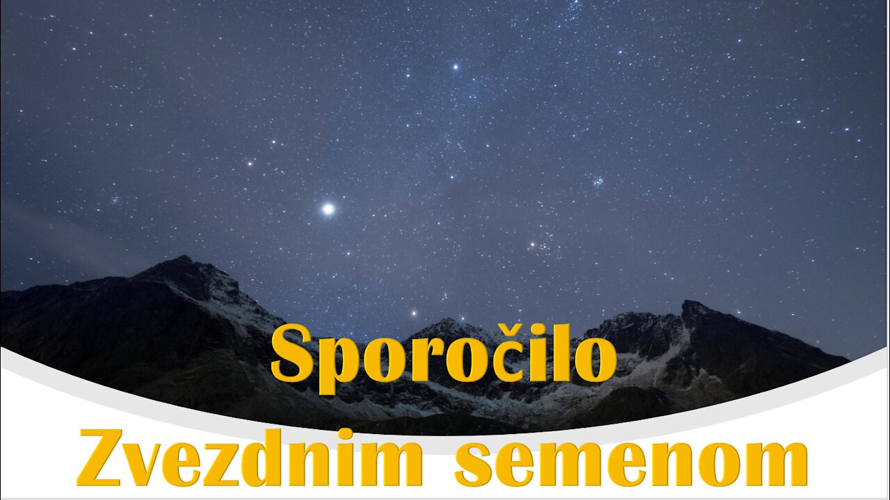 Sporočilo Zvezdnim semenom