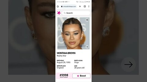 HAPPY 28 BIRTHDAY MONTANA BROWN Reality Star