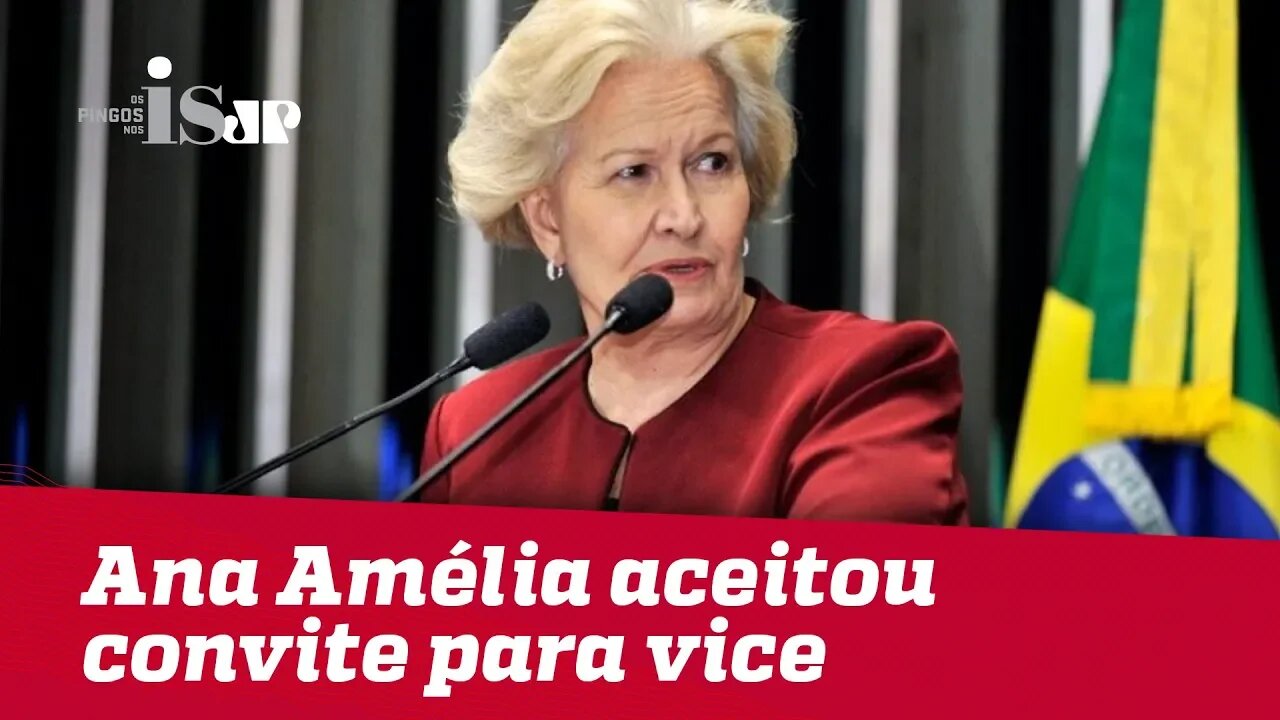 Ana Amélia diz que aceitou convite para vice após reunião "tête-a-tête" com Alckmin