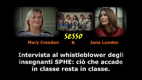 Intervista al whistleblower degli insegnanti SPHE: ciò che accade in classe resta in classe.