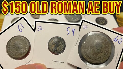 Buying Another $150 In Ancient AE Imperial & Provincial Coins: Unboxing The History w/Spencer Miller