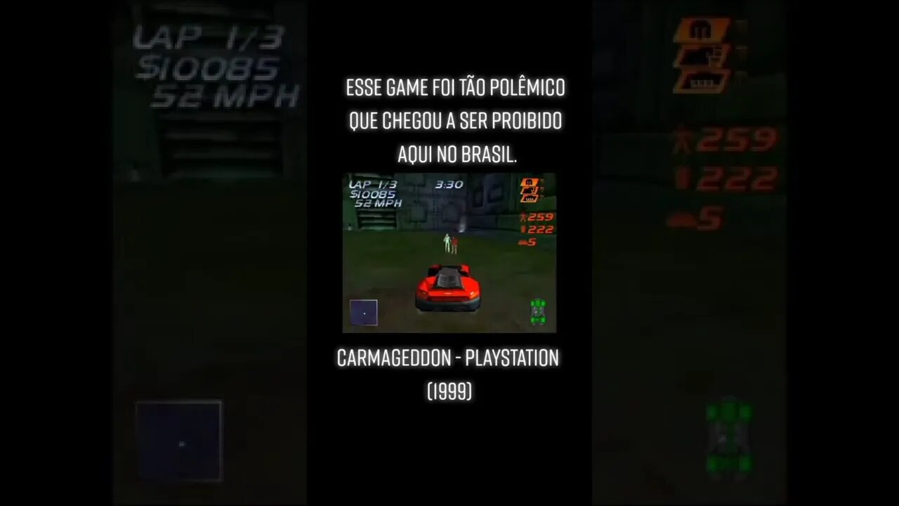 Carmageddon, o polêmico game de corrida dos anos 90.