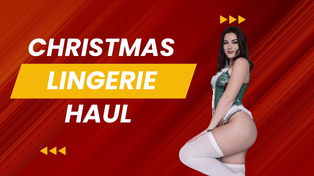 [4K] Christmas Lingerie Haul | Avid Love Try-On + Honest Review!