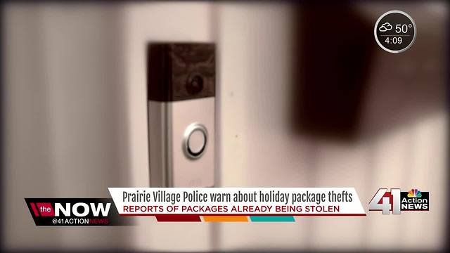 Package thieves target Prairie Village homes following Cyber Monday