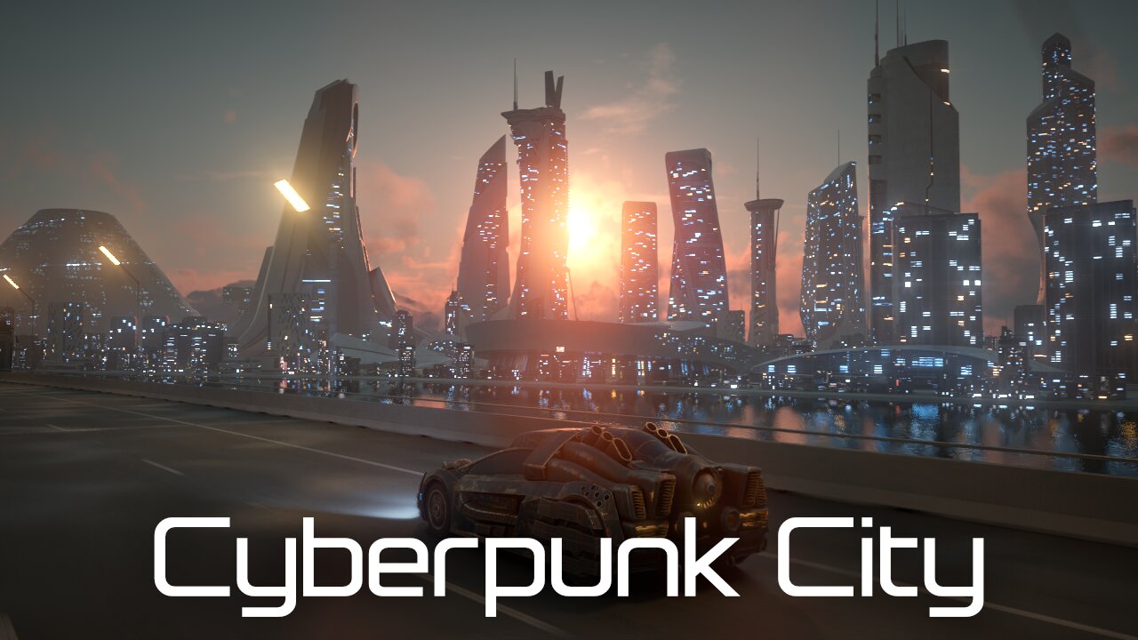 Cyberpunk Zero One - High Speed Drive CG 3D Animation