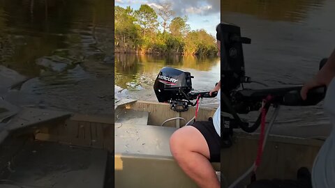 15 hp Mercury on the Jon Boat!