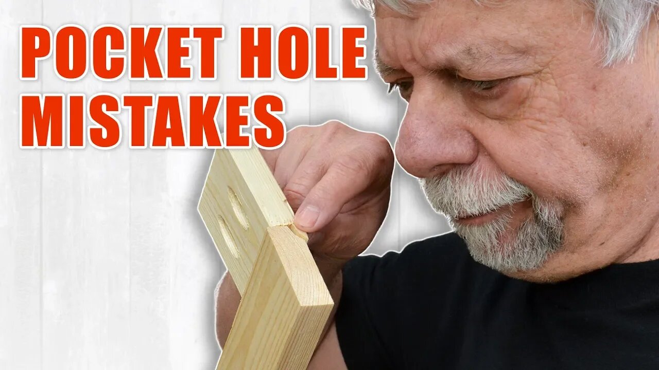 Pocket Hole Mistakes to Avoid / Woodworking Joinery