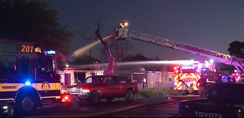 July 4 fires make busy night for Las Vegas-area firefighters
