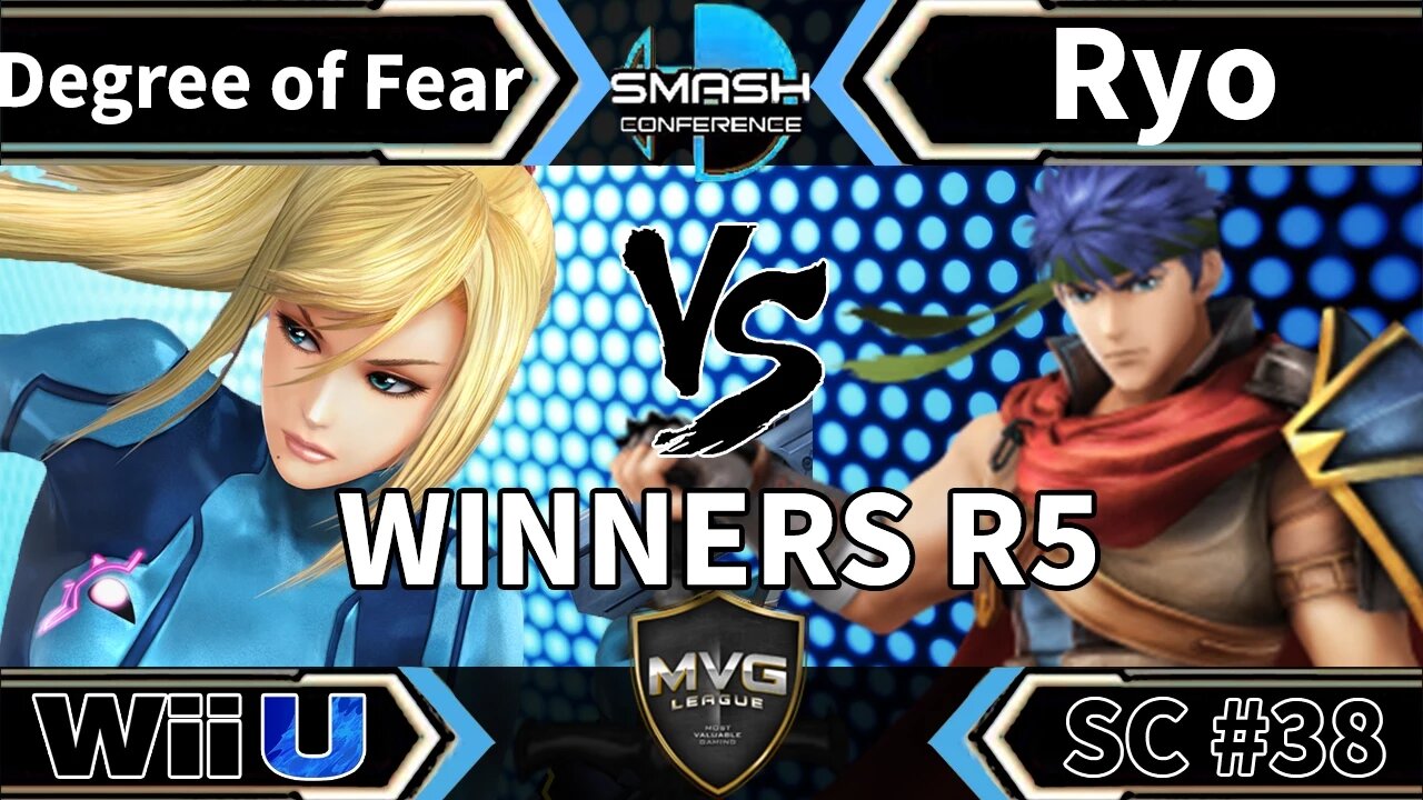 Degree of Fear (Zero Suit) vs. MVG|Ryo (Ike) - SSB4 Winners R5 - Smash Conference 38