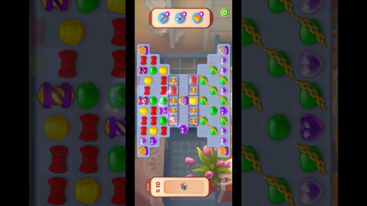 Shorts Playrix Homescapes Gameplay Walkthrough Level 12344-010