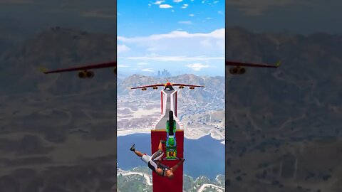 THE MOST INSANE STUNTS ON MOUNT CHILIAD - GTA 5! #shorts #gta5 #shortsfeed | TECHNO GAMERZ GTA 5