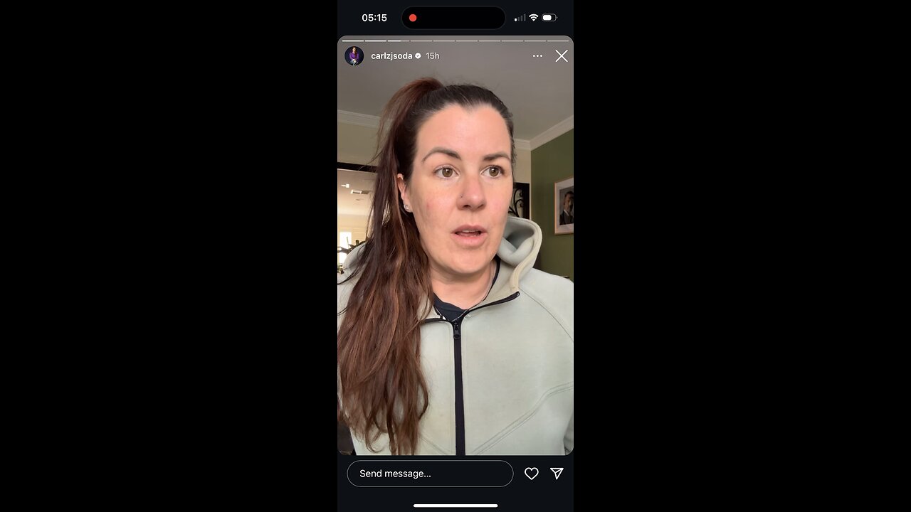 Carly Soderstrom rant day after announcing she had been a burglary victim