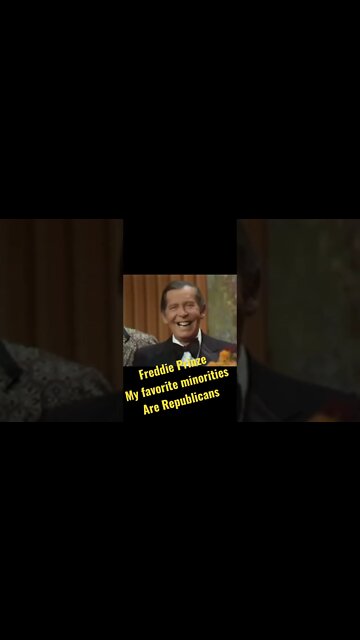 Freddie Prinze - my favourite minorities are republicans