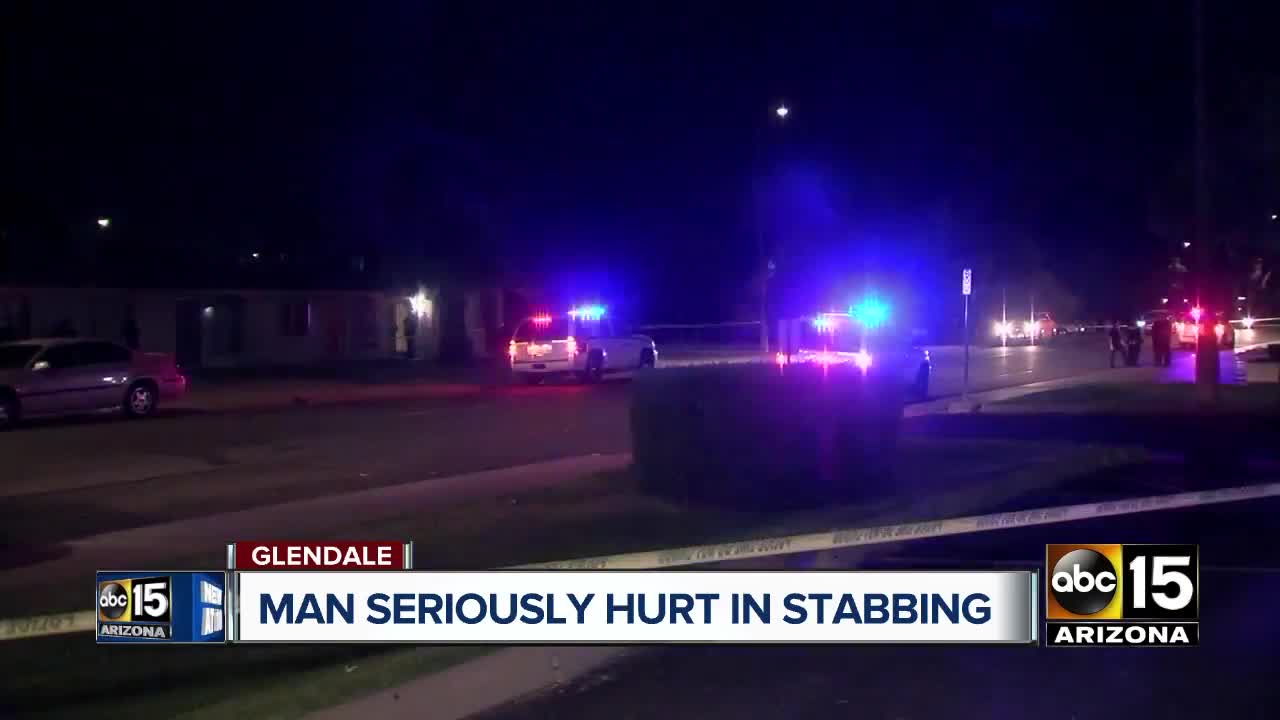 Police: Man suffers life-threatening injuries in Glendale stabbing