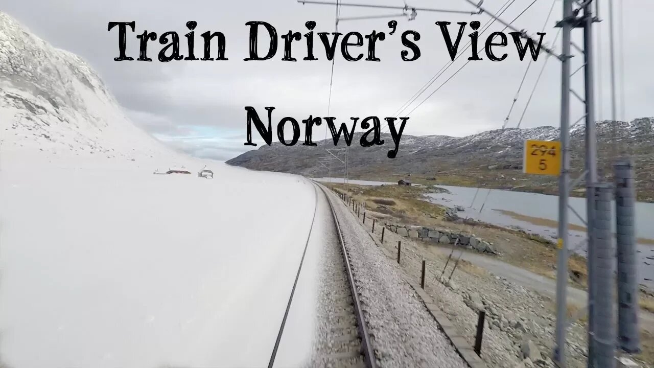 TRAIN DRIVER'S VIEW: Changing Seasons on the Bergen Line☀️🌧🍂☃️