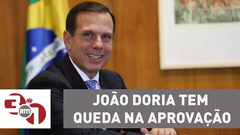 Em meio a conflito com tucano, João Doria tem queda na aprovação em São Paulo