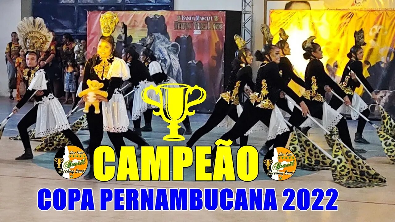 CORPO COREOGRÁFICO 2022 - BANDA MARCIAL HEITOR VILLA LOBOS 2022 NA ETAPA FINAL DA COPA PERNAMBUCANA