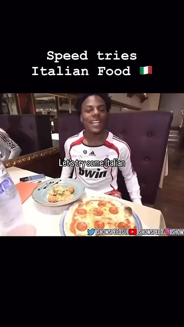 IShowSpeed tries Italian