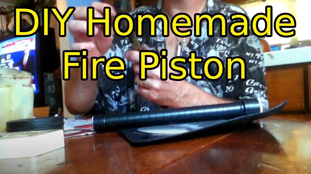 DIY Homemade Fire Piston For Survival And Camping