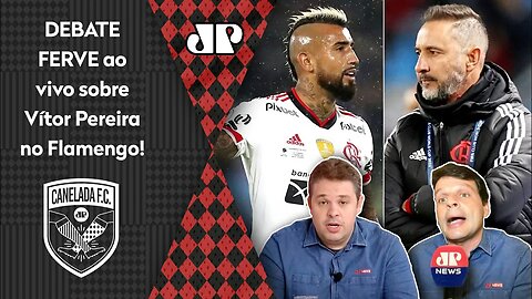 DISCUSSÃO ESQUENTOU AO VIVO! "NÃO VENHA ME FALAR que..." Vítor Pereira no Flamengo faz DEBATE FERVER
