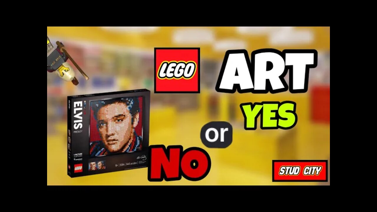 LEGO Art Elvis Presley Revealed - Is LEGO Art Going Too Far?