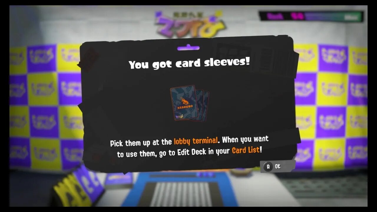 Splatoon 3 - Tableturf Battle - Fred Crumbs's Card Sleeve