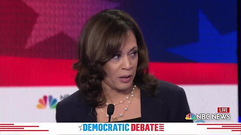 Sen. Kamala Harris: "America does not want to witness a food fight. They want to know how we're going to put food on their table."