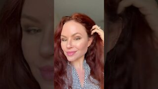 I #embrace my #greyhair by covering it in #henna what do you think?