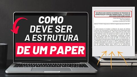 Conheça a estrutura de um paper artigo científico?