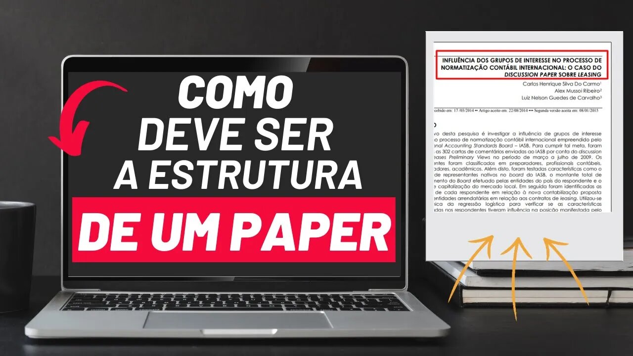 Conheça a estrutura de um paper artigo científico?