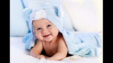 Little baby laughing