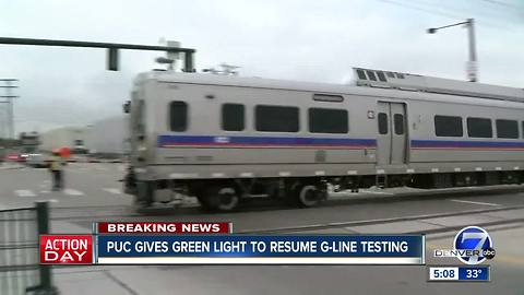 PUC gives green light to resume G-Line testing