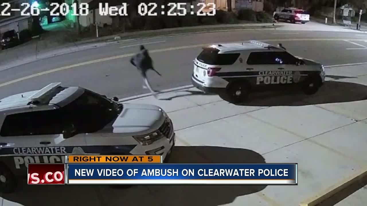 New video of ambush on Clearwater Police