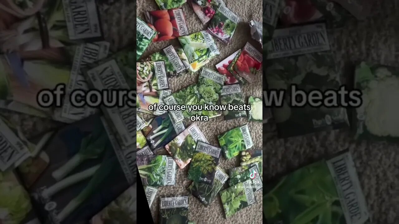 Buying up vegetable seed lot for cheap
