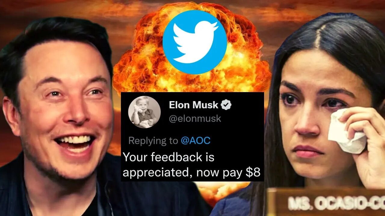 Elon Musk DESTROYS AOC After She Complains About Changes To Twitter