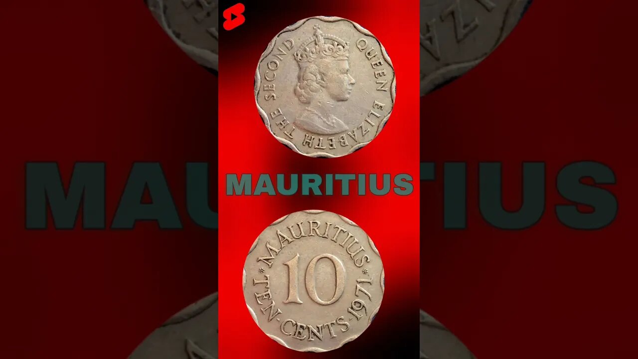 MAURITIUS 10 CENTS 1971. #shorts #viral #coinnotesz