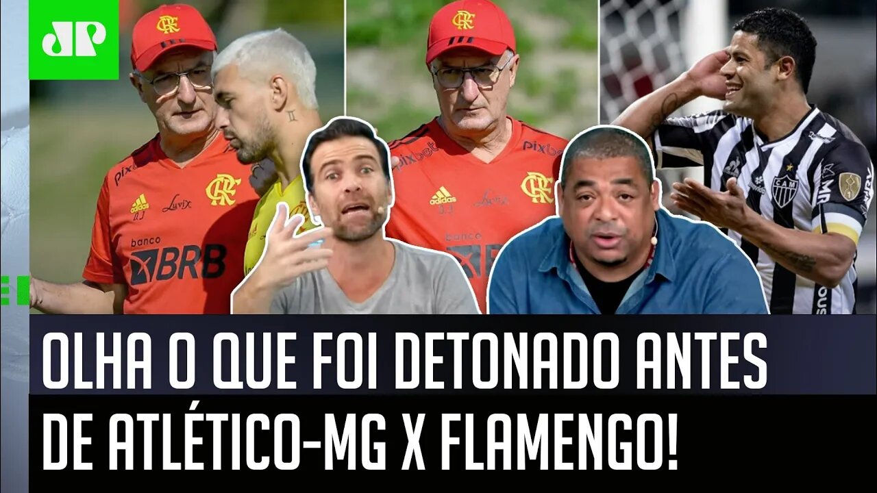 "ISSO NÃO TEM EXPLICAÇÃO! O Dorival está..." OLHA o que foi DETONADO antes de Atlético-MG x Flamengo
