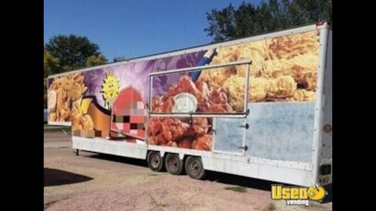 TWO 48' Mobile Kitchen Trailers / Used Food Concession Trailers for Sale in South Dakota!