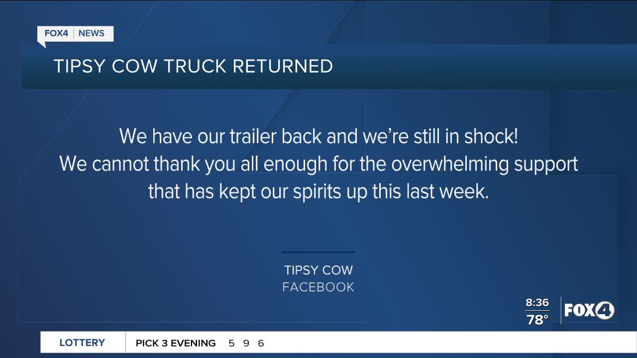 Stolen trailer returned to owners