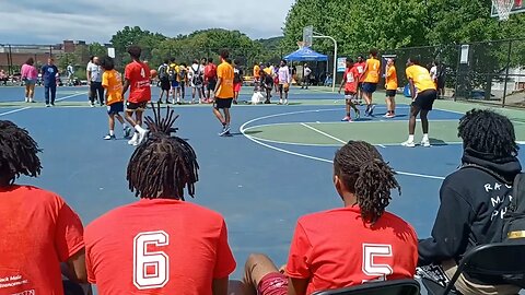 basketball tournament at Marcella Park