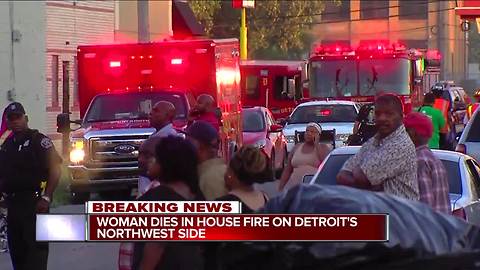 Woman found 'burned beyond recognition' in house fire on Detroit's northwest side