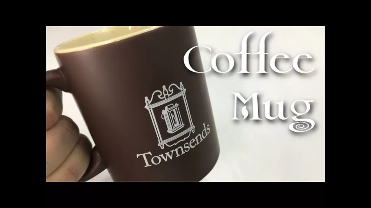 Nutmeg Coffee Mug from the Popular Historical YouTube Channel, Townsends