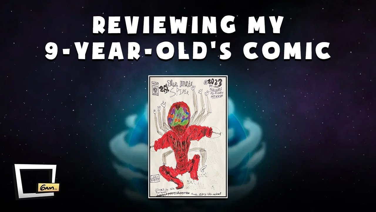 Reviewing my 9-Year-Old's Comics: The Human Spider, Issue One